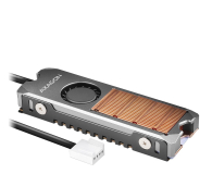 Axagon Miedziany radiator M.2 SSD + FAN 13mm - 1185582 - zdjęcie 1